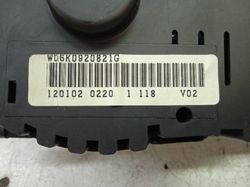 PŘÍSTROJOVÁ DESKA 6K0920821G SEAT CORDOBA I 1.4 B