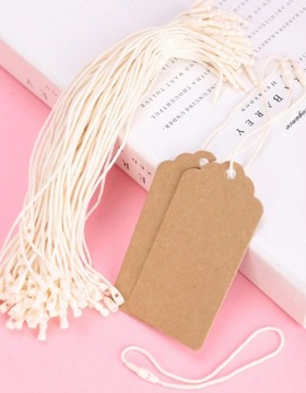 Зажим для этикетки-шнурки 50 шт.