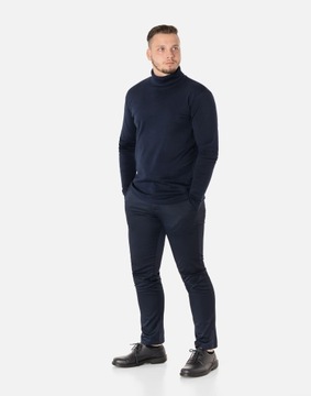 Golf Sweter Męski 100% Bawełna Półgolf 5347-2 XXL