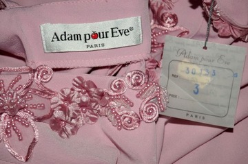 ADAM pour EVE PARIS pastelowa sukienka NOWA 38