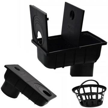 Black Gutter Pettler под водосточным посетителем K3 DES Filter 110