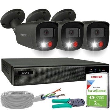 Sada 3 kamer 4K pro monitorování 8Mpx premium, venkovní náhled