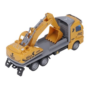 Игрушечный экскаватор в масштабе 1/48, яркие цвета, образовательные