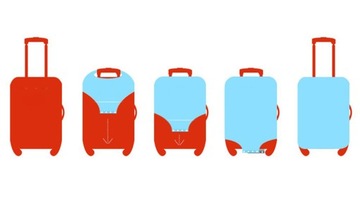 Защитный чехол для дорожного чемодана XL