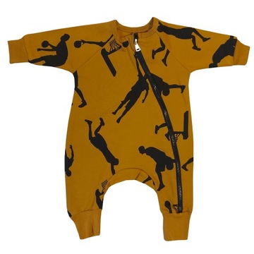 Pajacyk r.86 chłopięcy bawełniany rozpinany 12-18m