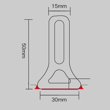 ДУШЕВОЙ ПОРОГ водный барьер 50х30мм водный барьер 200см - 2м БЕЛЫЙ