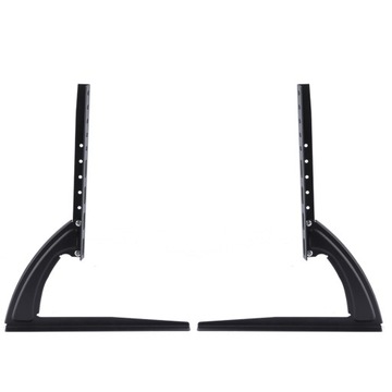 Черный металлический стальной кронштейн для настольной станции светодиодного ЖК-телевизора с плоским экраном