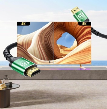 KABEL PRZYŁĄCZE HDMI - HDMI 2.1 8K 4K 144Hz 20m
