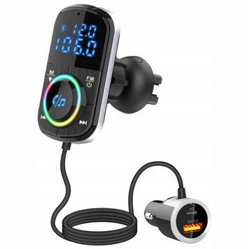 АВТОМОБИЛЬНЫЙ ПЕРЕДАТЧИК BLUETOOTH FM MP3 QC 3.0