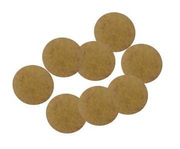 Podstawka okrągła 80 mm bases MDF/HDF 8 szt.