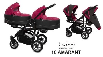 TWINNI BabyActive - коляска для близнецов TWINNY 2в1