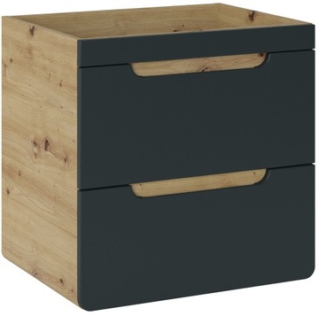 Szafka pod umywalkę Aruba cosmos 820 czarny 60 cm