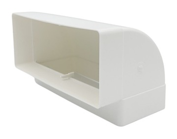 KOLANO PIONOWE 90 STOPNI DO KANAŁU PŁASKIEGO 220x90mm PCV WENTYLACJA VENTS