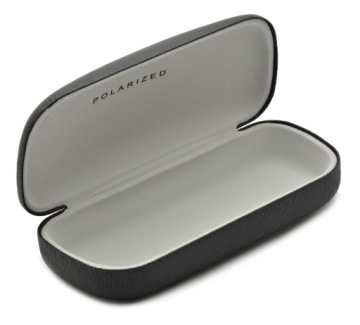 Twarde czarne ETUI Futerał na okulary ESTILLO