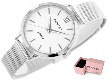 ZEGAREK DAMSKI PERFECT ROSA klasyczny +BOX GRAWER