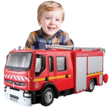 Bburago Renault Premium Hasiči 1:50 Solidní