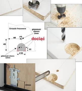system szaf przesuwnych RAM V 120cm 2 drzwi SREBRNY kółka wózki prowadnice