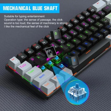 Клавиатура механическая игровая RYRA 68 клавиш Пр
