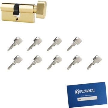Wkładka bębenkowa 60G/35 LOB ARES + 9 kluczy