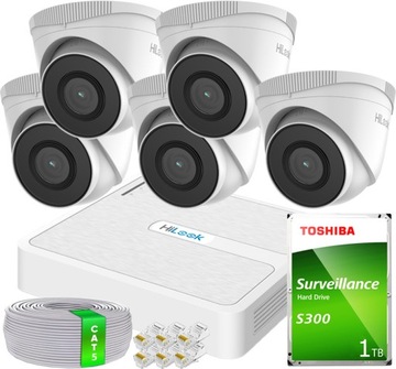 Zestaw do monitoringu Hilook by Hikvision IPCAM-T2 + NVR-8CH-H/8P
