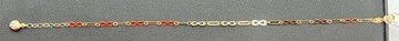 Piękna złota bransoletka 1,78g P585 20,5cm