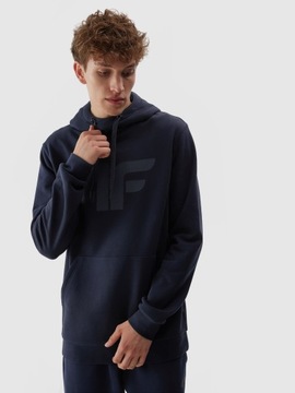 4F МУЖСКАЯ СПОРТИВНАЯ ФУТБОЛКА С БАЗОВЫМ КАПЮШОНОМ