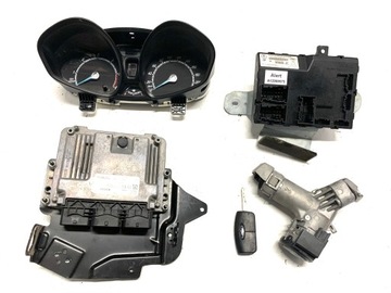 Komputer sterownik silnika komplet Courier 1.6TDCI