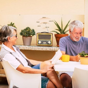 Кухонное FM-радио РЕТРО с Bluetooth USB MP3