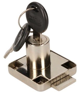 ЗАМОК МЕБЕЛЬНЫЙ 40Х40 ММ КВАДРАТ, НАВЕСНОЙ, 5 ШТ.