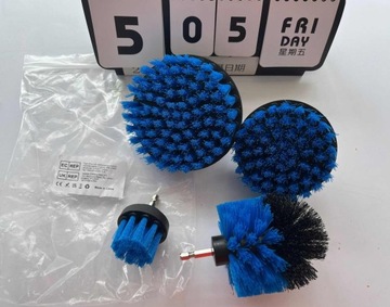 SZCZOTKI SPRZĄTAJĄCE NA WIERTARKĘ AKUMULATOROWEJ