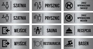 Алюминиевая пиктограмма PLATE контролируемой зоны