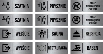 ТАРЕЛКА Женский туалет Алюминий Пиктограмма