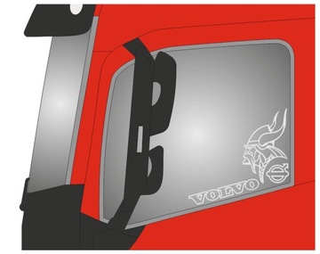 NAKLEJKI NAROŻNIKI NA SZYBĘ VOLVO VIKING WIKING