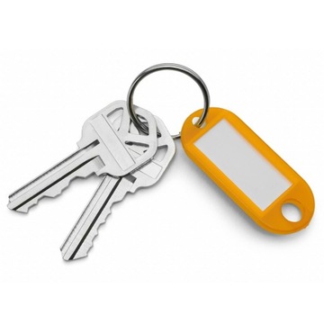 Идентификаторы D.RECT ​​KEY PENDANT, ЖЕЛТЫЙ, 10 шт.