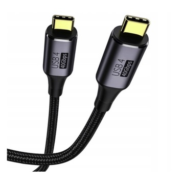 USB 4.0 USB-C, 40 Гбит/с, кабель Thunderbolt 8K — 1 м