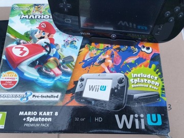 NINTENDO WII U 32GB + GRA na dysku (mariokart 8)