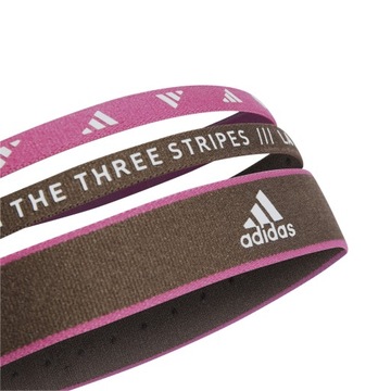 OPASKI NA GŁOWĘ ADIDAS Hairband 3 SZTUKI OPASKA ADIDAS SPORTOWA OSFM