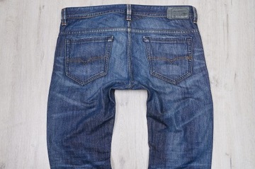 DIESEL THAVAR SLIM JEANS spodnie męskie granatowe PREMIUM 36/32 pas 94