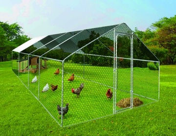 ЗАгон AVIERY МЕТАЛЛИЧЕСКИЙ ДЛЯ ЖИВОТНЫХ, ЦЫЛ, КРОЛИКОВ, КРОВЛЯ 4,5х3х1,95м