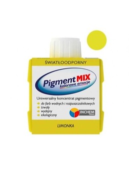 Farba akrylowa PIGMENT Inchem 0,08 l LIMONKA BARWNIK
