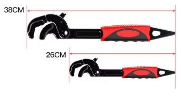 АВТОМАТИЧЕСКИЙ ГИДРАВЛИЧЕСКИЙ ТРУБНЫЙ КЛЮЧ ШВЕДСКАЯ ФРАНЦУЗСКАЯ РЕГУЛИРУЕМАЯ ЛЯГУШКА 38см