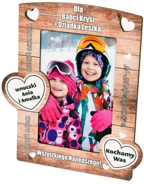 Ramka na zdjęcie Prezent na Dzień Babci i Dziadka Upominek