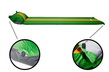 САМОНАДУВАЮЩИЙСЯ КОВрик С ПОДУШКОЙ МАТРАС походный коврик ДЛЯ КЕМПИНГОВОЙ ПАЛАТКИ