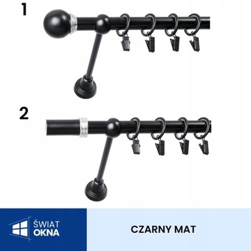 KARNISZE METALOWE KARNISZ POJEDYNCZY FI 19 / 240CM