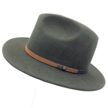 Kapelusz FEDORA OUTBACK W6041 OLIWKOWY ROZMIAR 61