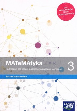 MATEMATYKA 3 PODRĘCZNIK ZP BABIAŃSKI NOWA ERA
