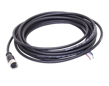 Wtyk żeński prosty M12 5-pin 5m - N12FD5E25ZS