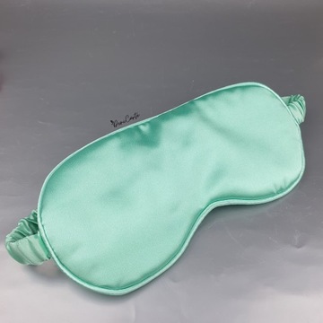 SATYNOWA MIĘKKA OPASKA NA OCZY MASKA DO SPANIA ZACIEMNIAJĄCA