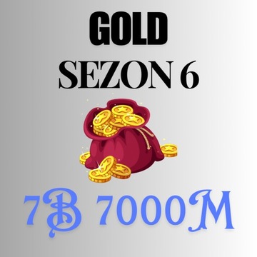 7B 7000M ZŁOTO złoto Diablo 4 Sezon 6 Złoto PC PS Xbox Statek Nienawiści
