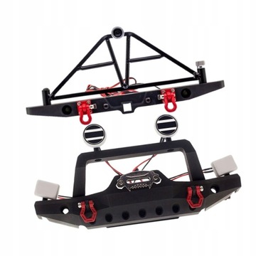 1/10 RC zderzak ze stopu aluminium do SCX10 90046